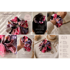 Wild Bloom Scrunchie – Large Handmade Floral Scrunchie