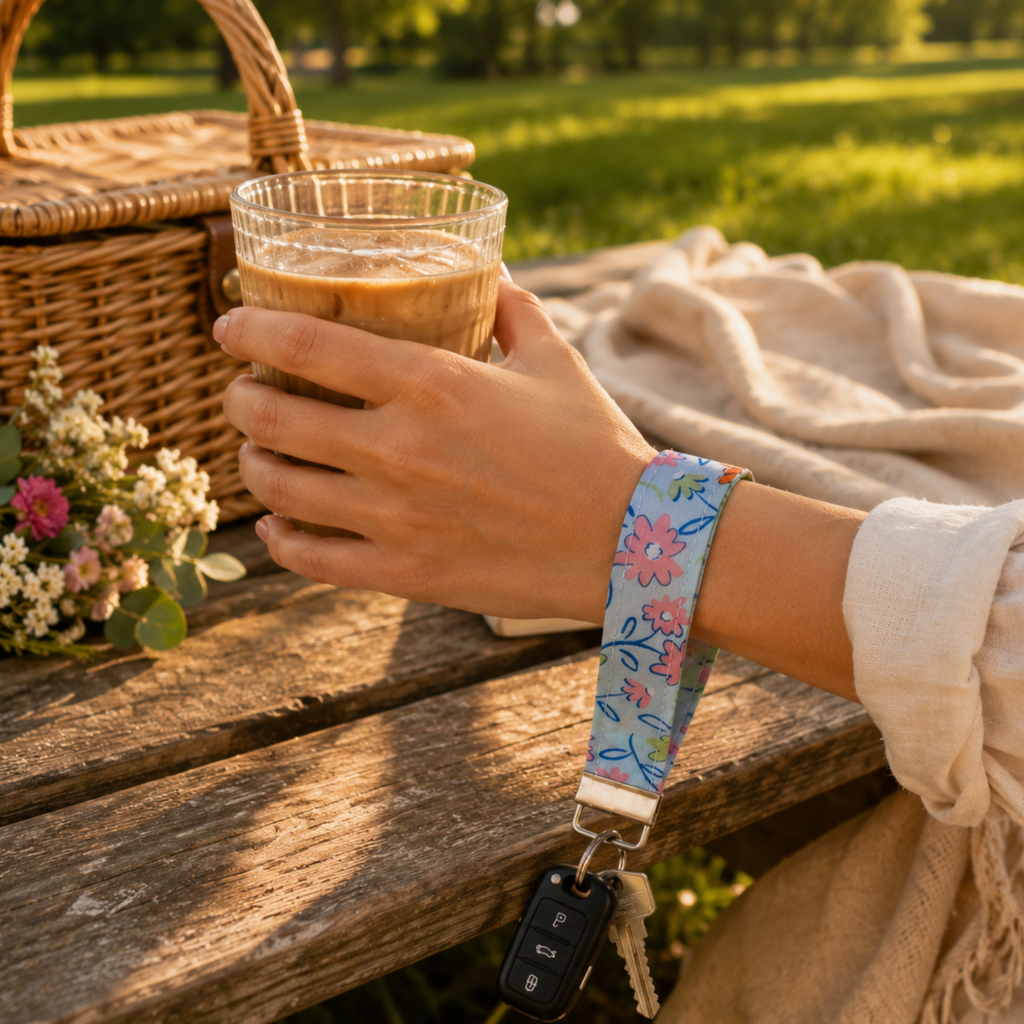 Petal Pop Wristlet Keychain