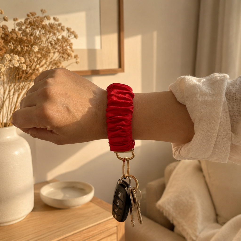 Scarlet Lux Wristlet Keychain