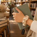 Dusty Pearl Wristlet Keychain