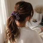 Cosmic Plum Scrunchie