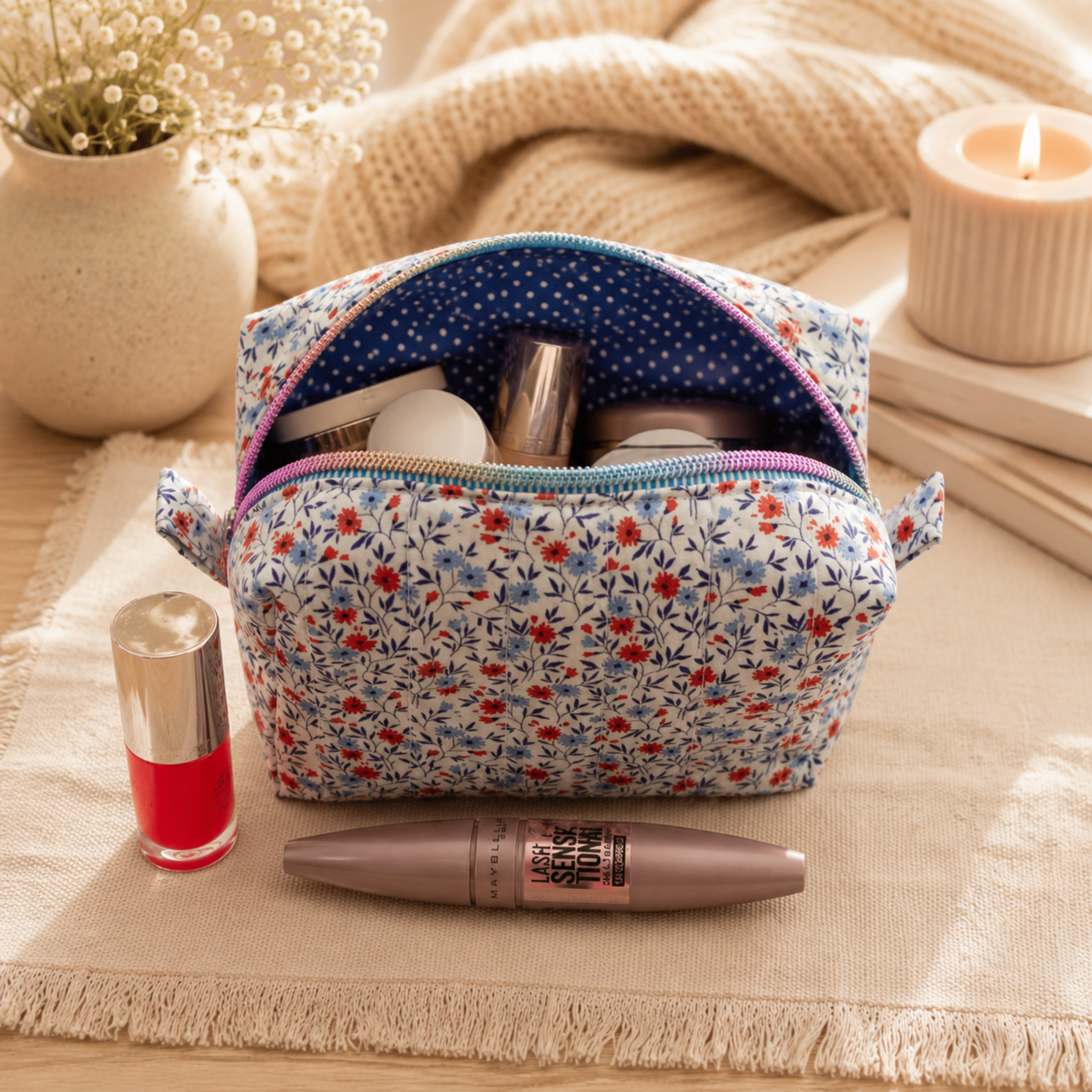 Pocketful of Posies Makeup Bag