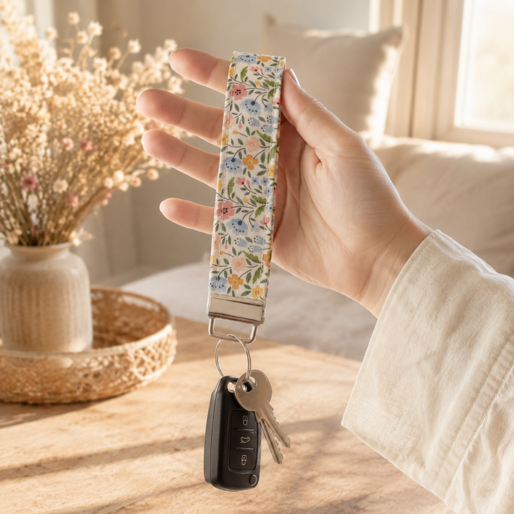Meadow Bright Wristlet Keychain