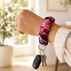 Wild Bloom Wristlet Keychain