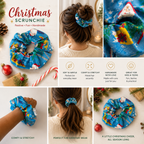 Jolly Holly Christmas Scrunchie