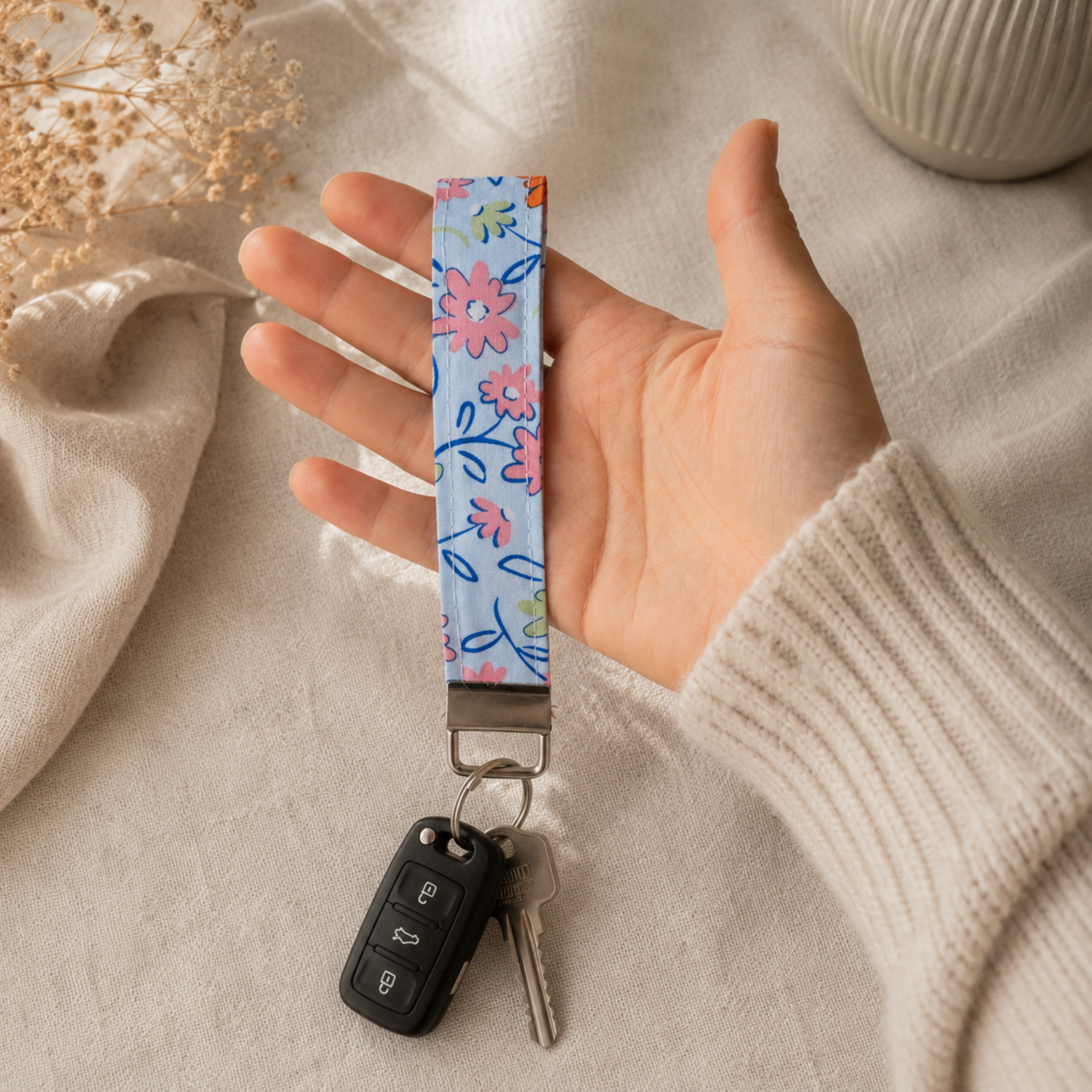 Petal Pop Wristlet Keychain