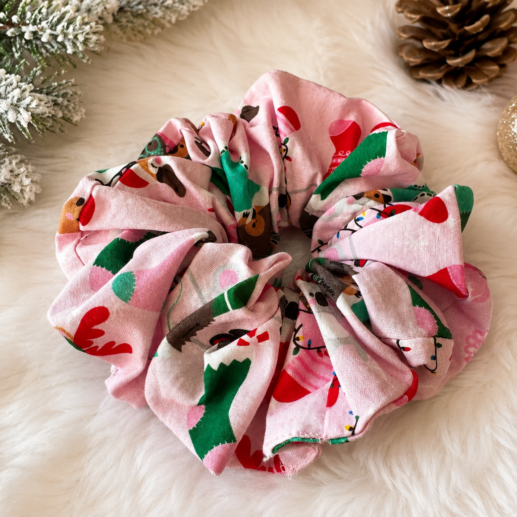 Bear-y Merry Christmas Scrunchie