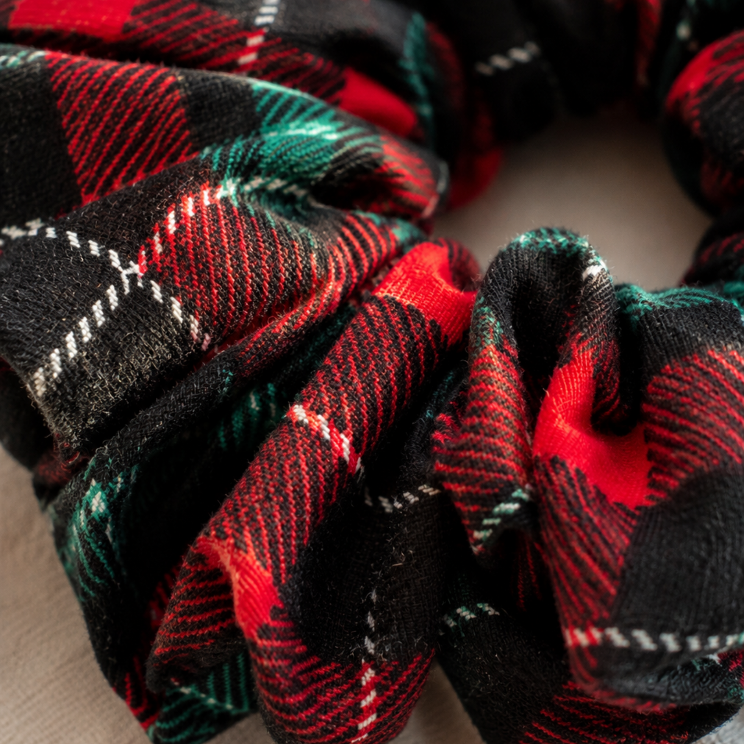 Timeless Tartan Scrunchie