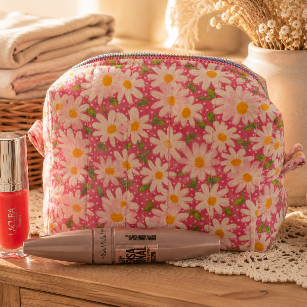 Daisy Pop Makeup Bag