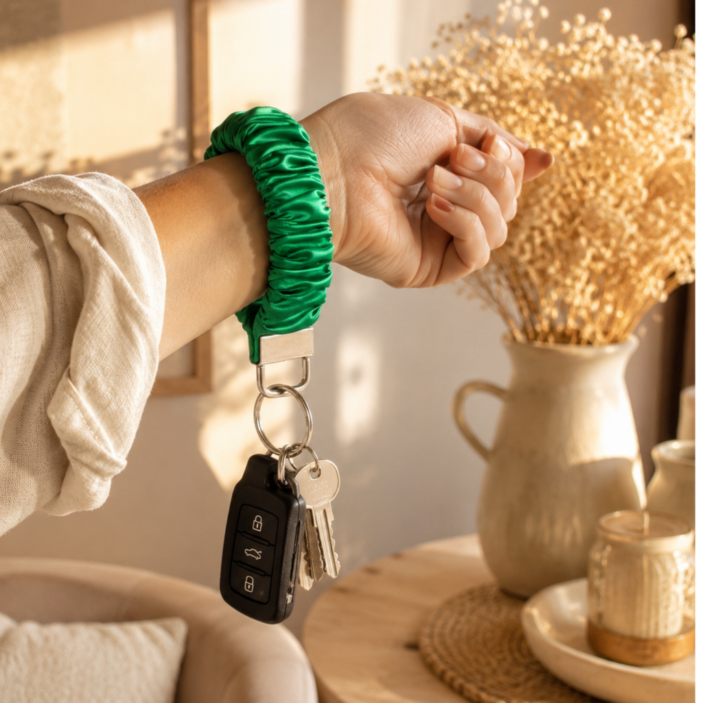 Jade Lux Wristlet Keychain