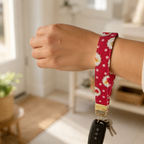 Strawberry Jam Wristlet Keychain