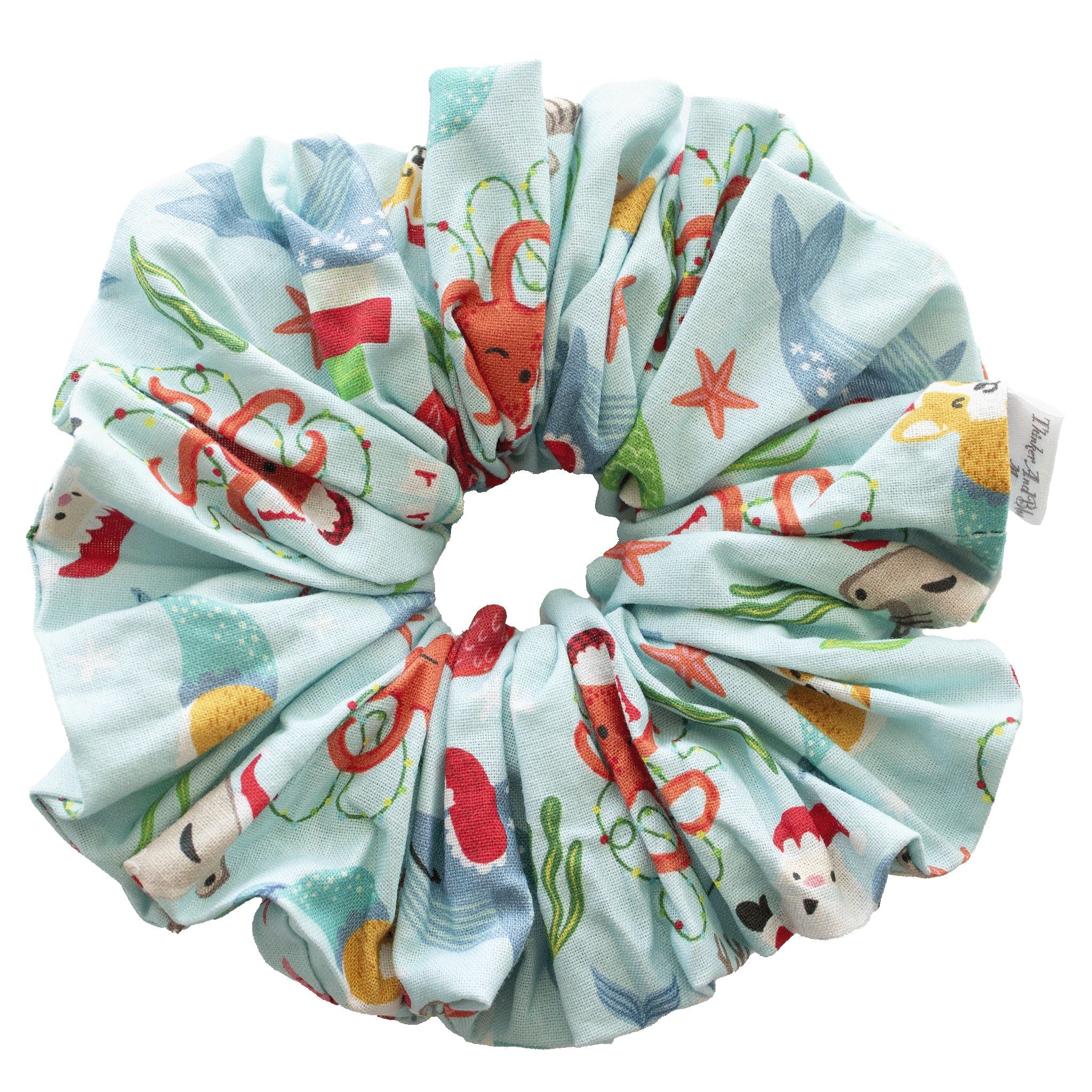 Undersea Christmas Scrunchie