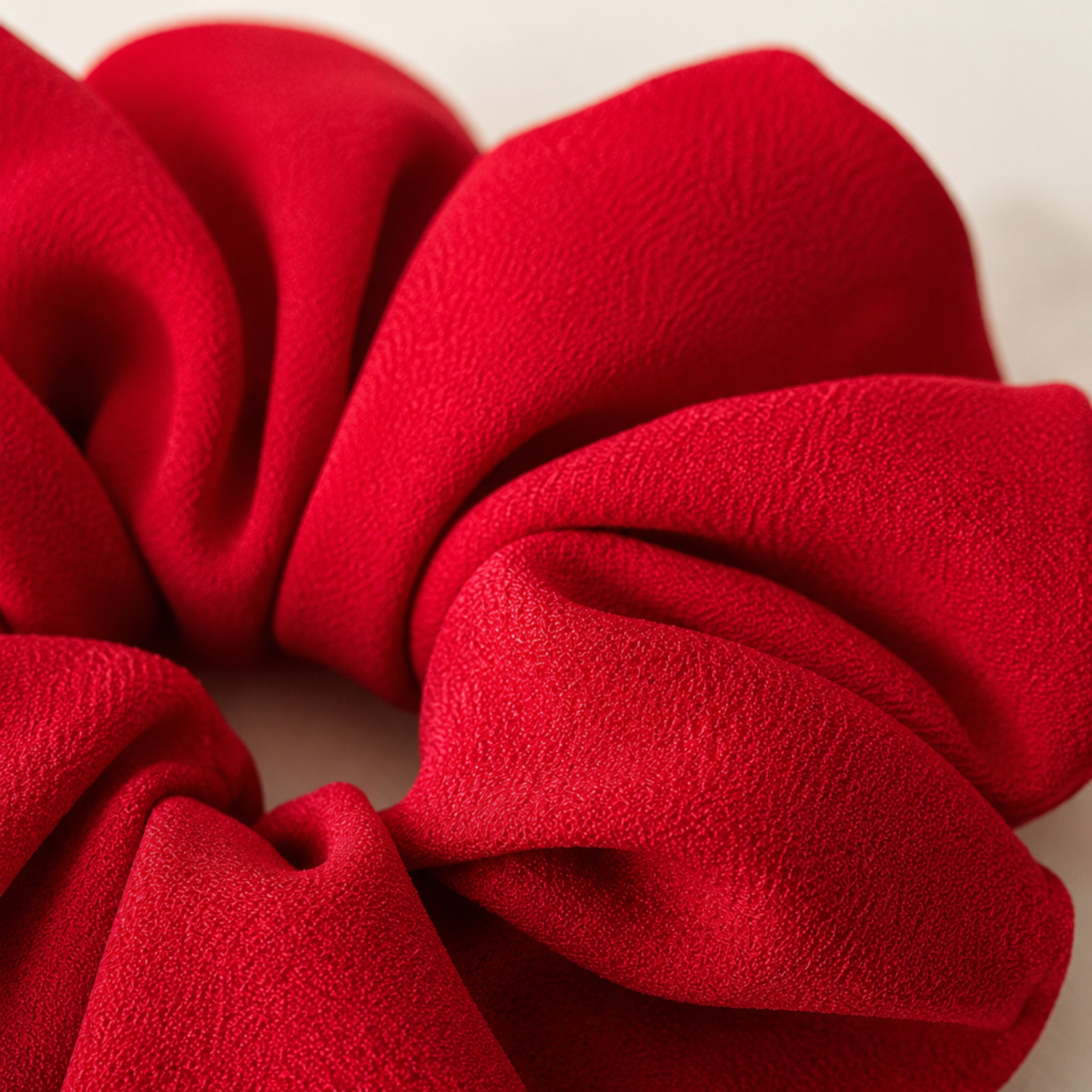 Crimson Flame Scrunchie