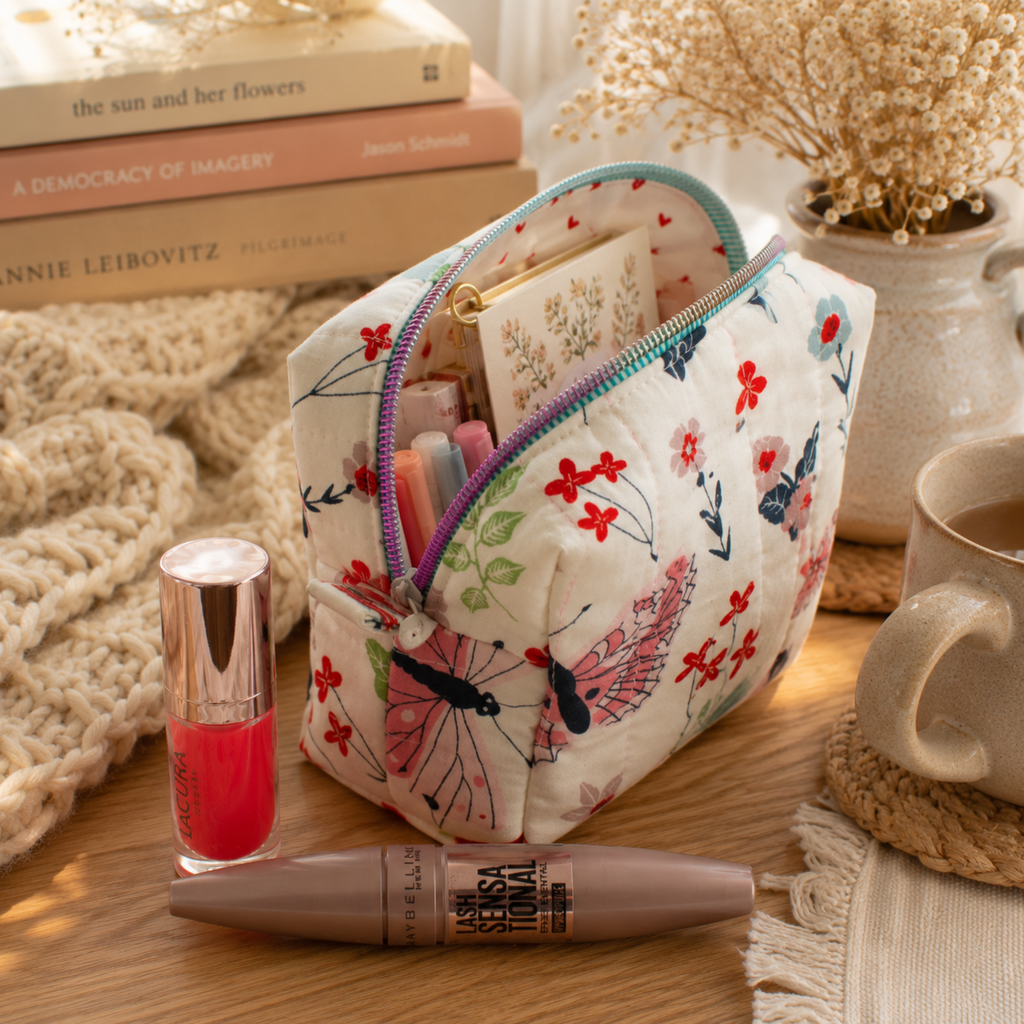 Butterfly Kisses Makeup Bag