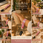 Sunset Bloom Wristlet Keychain