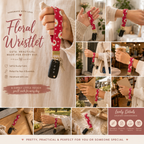 Strawberry Jam Wristlet Keychain