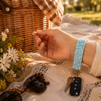 Daisy Daydream Wristlet Keychain
