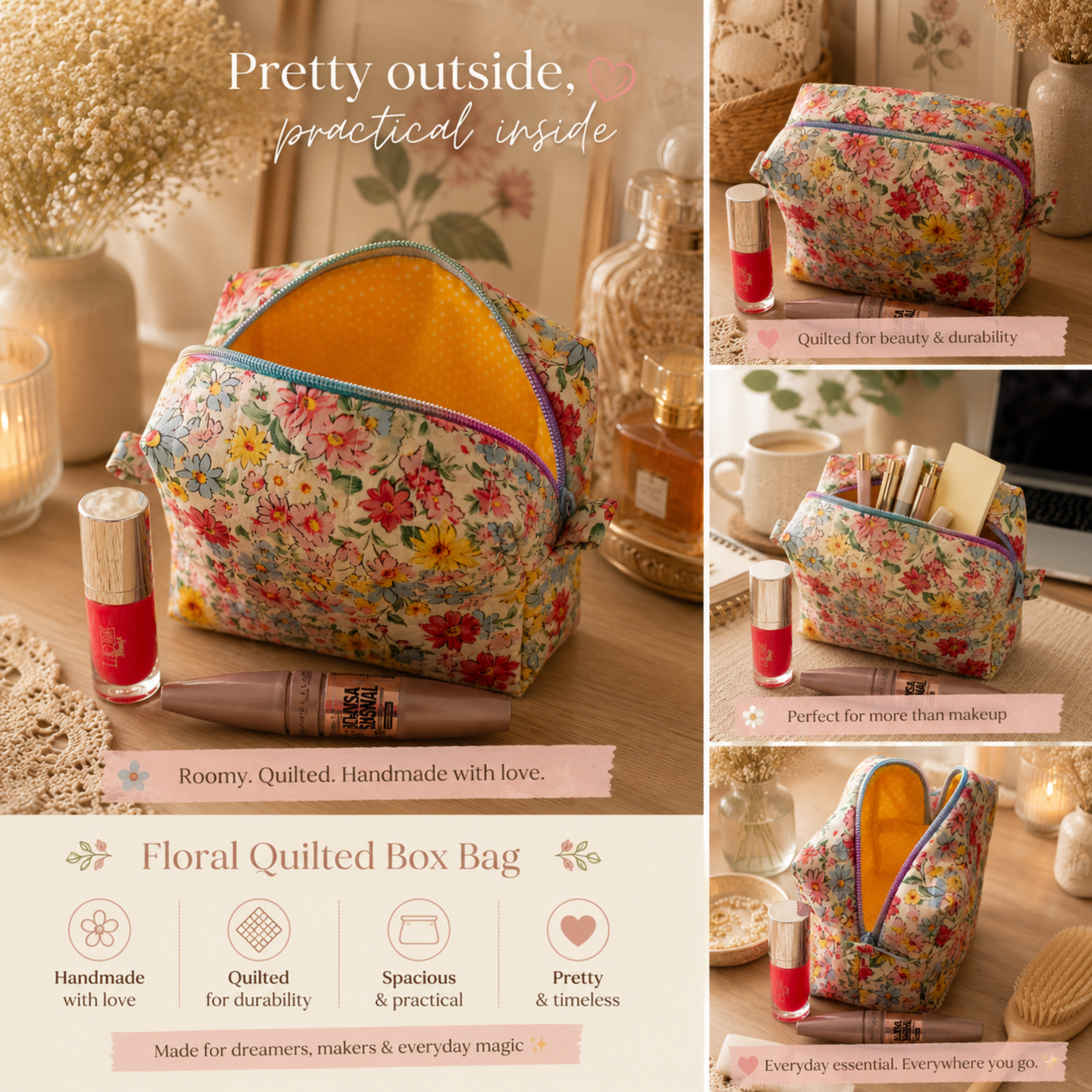 Sunshine Bloom Box Bag
