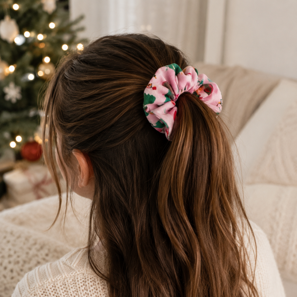 Bear-y Merry Christmas Scrunchie