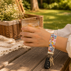 Sunshine Bloom Wristlet Keychain