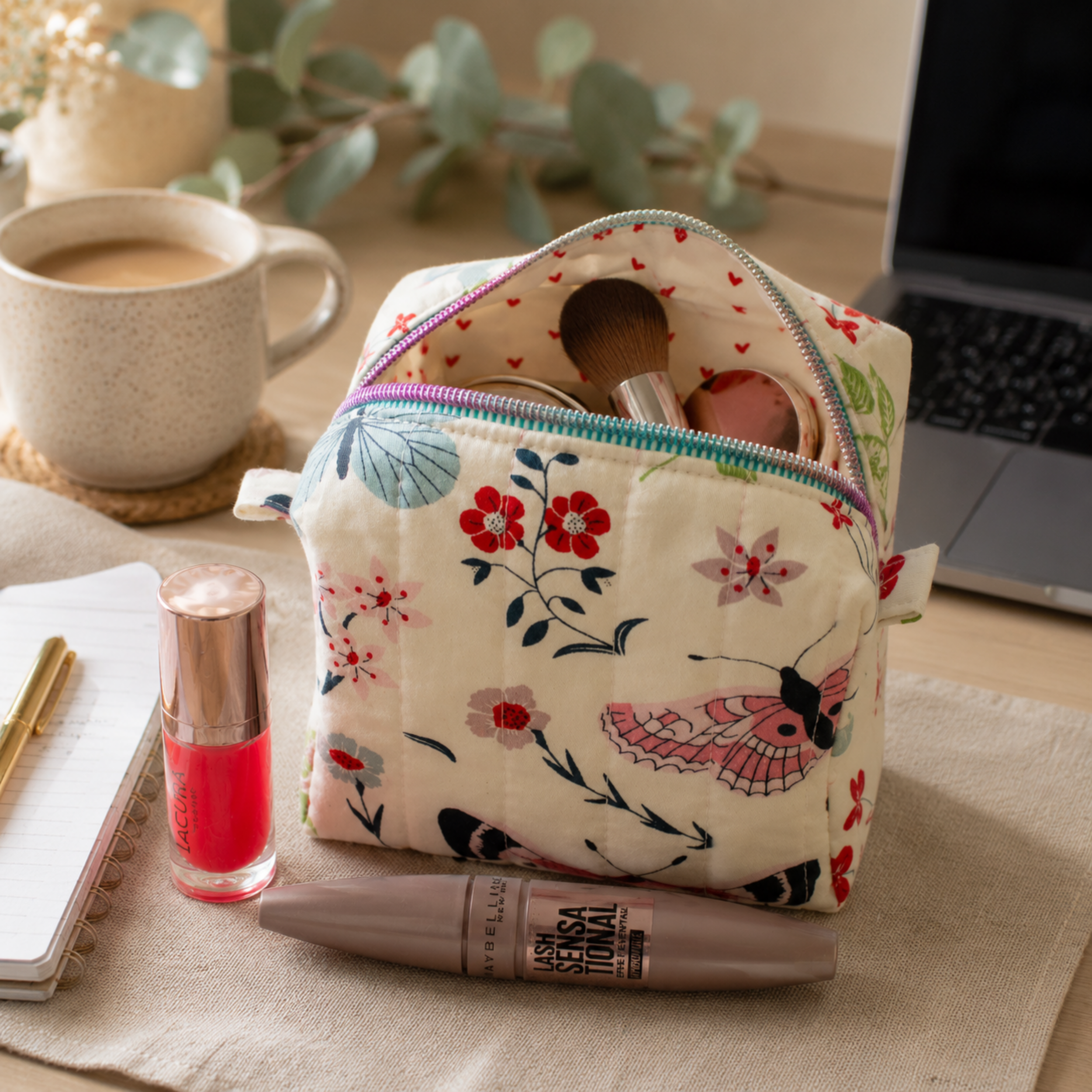 Butterfly Kisses Makeup Bag