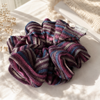 Cosmic Plum Scrunchie