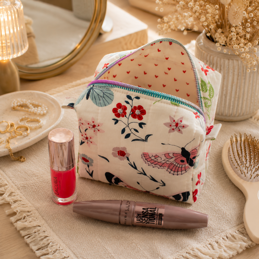 Butterfly Kisses Makeup Bag