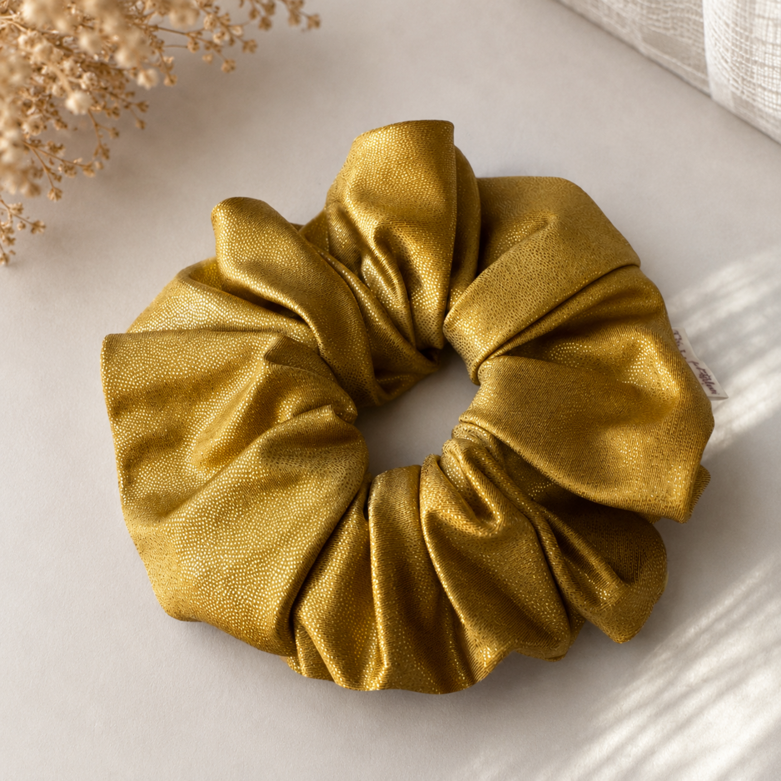 Gilded Bloom Scrunchie
