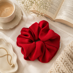 Crimson Flame Scrunchie