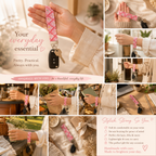 Gingham Bloom Wristlet Keychain