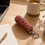 Rose Gold Wristlet Keychain