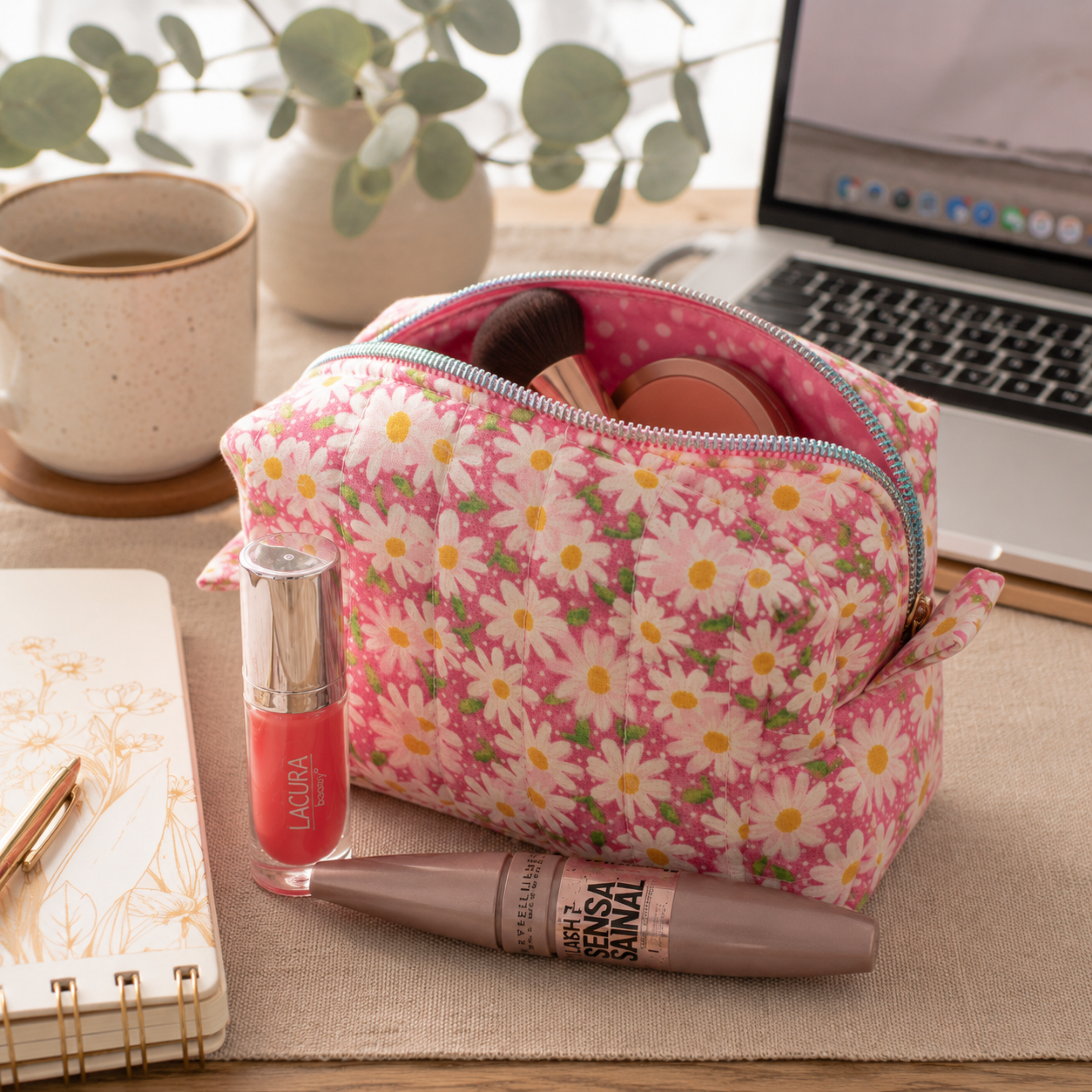 Daisy Pop Makeup Bag