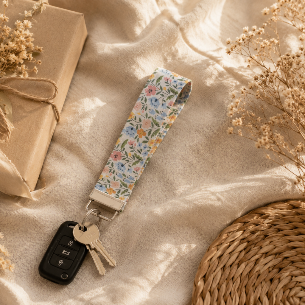Meadow Bright Wristlet Keychain