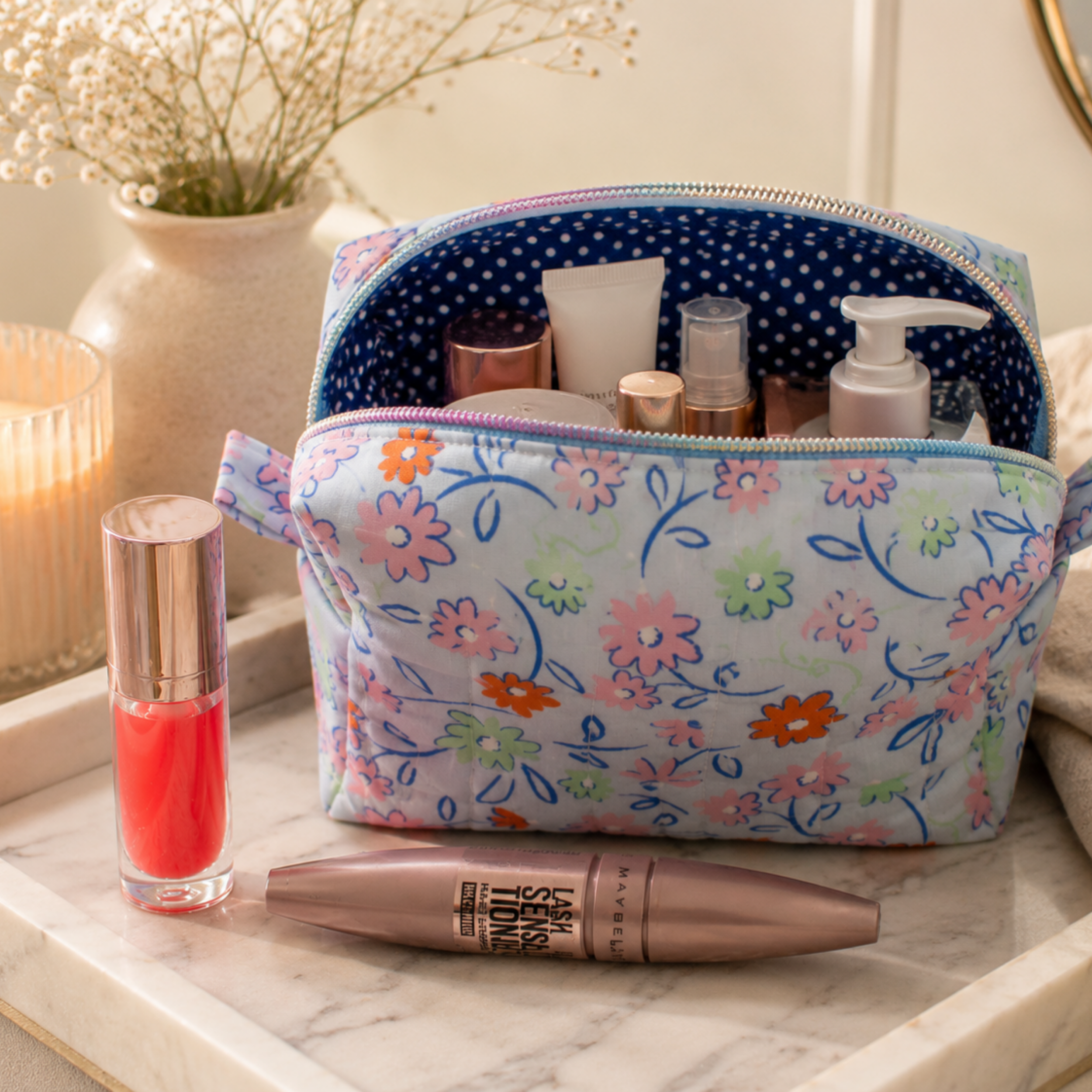 Petal Pop Makeup Bag