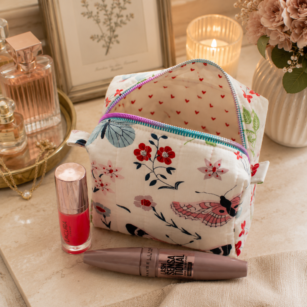 Butterfly Kisses Makeup Bag