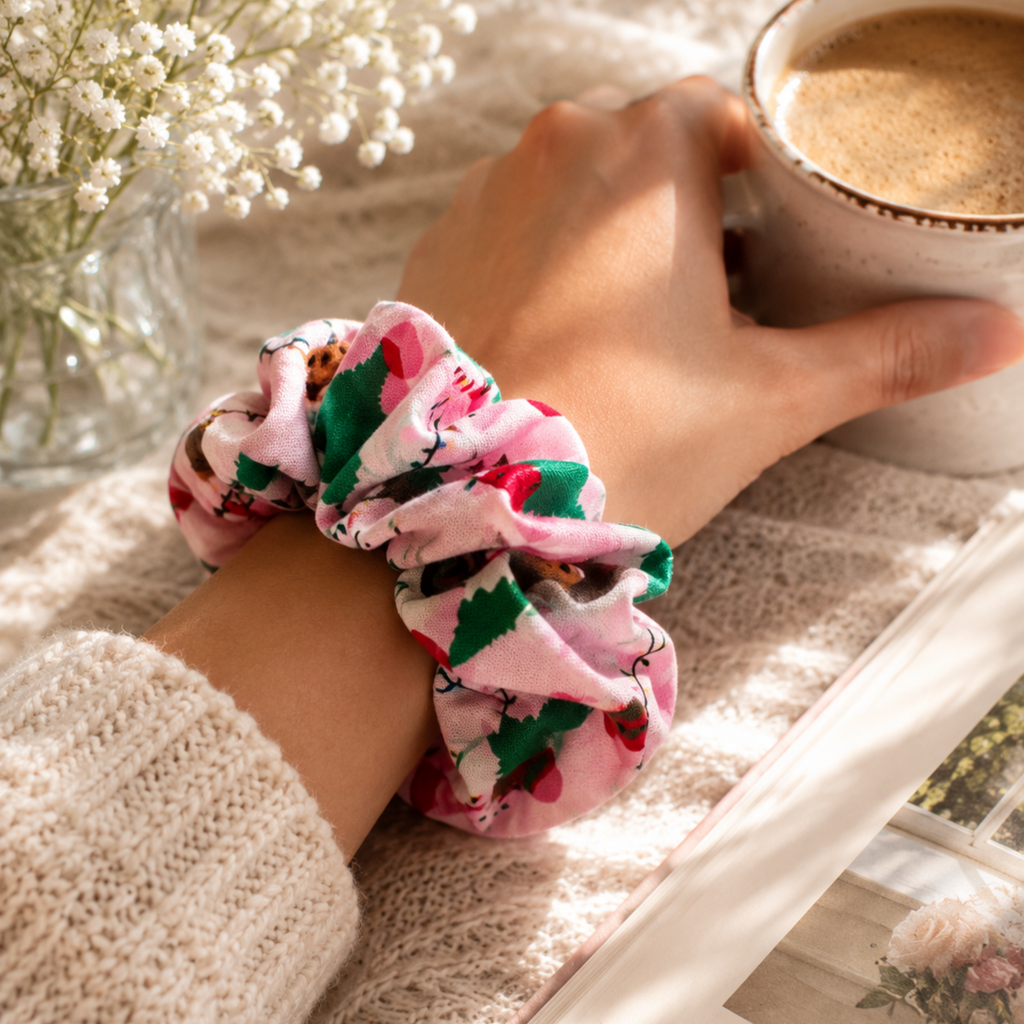 Bear-y Merry Christmas Scrunchie