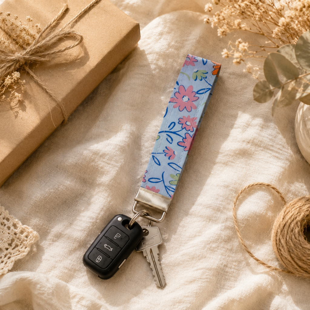 Petal Pop Wristlet Keychain