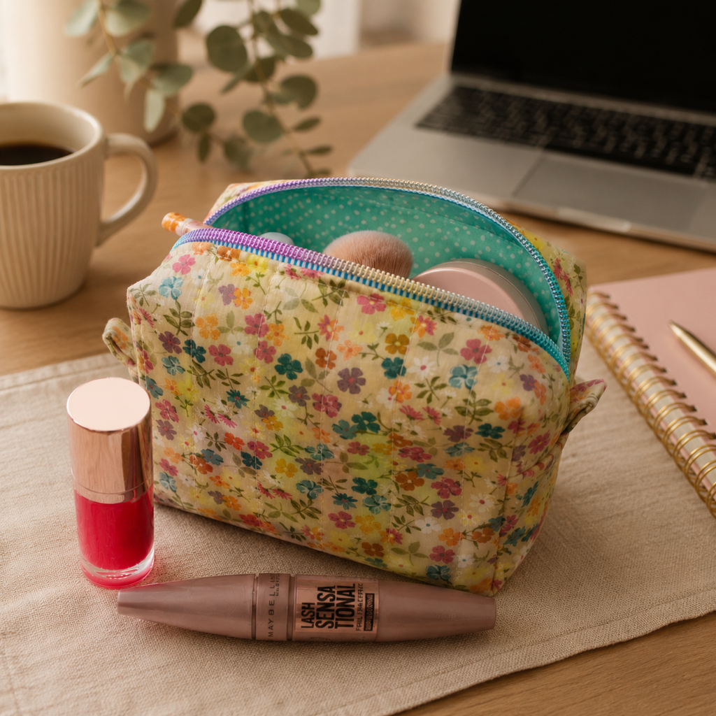 Wildflower Spritz Makeup Bag