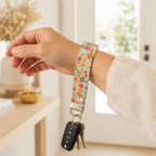 Wildflower Spritz Wristlet Keychain
