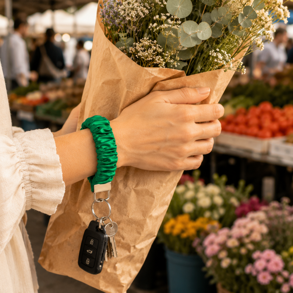 Jade Lux Wristlet Keychain