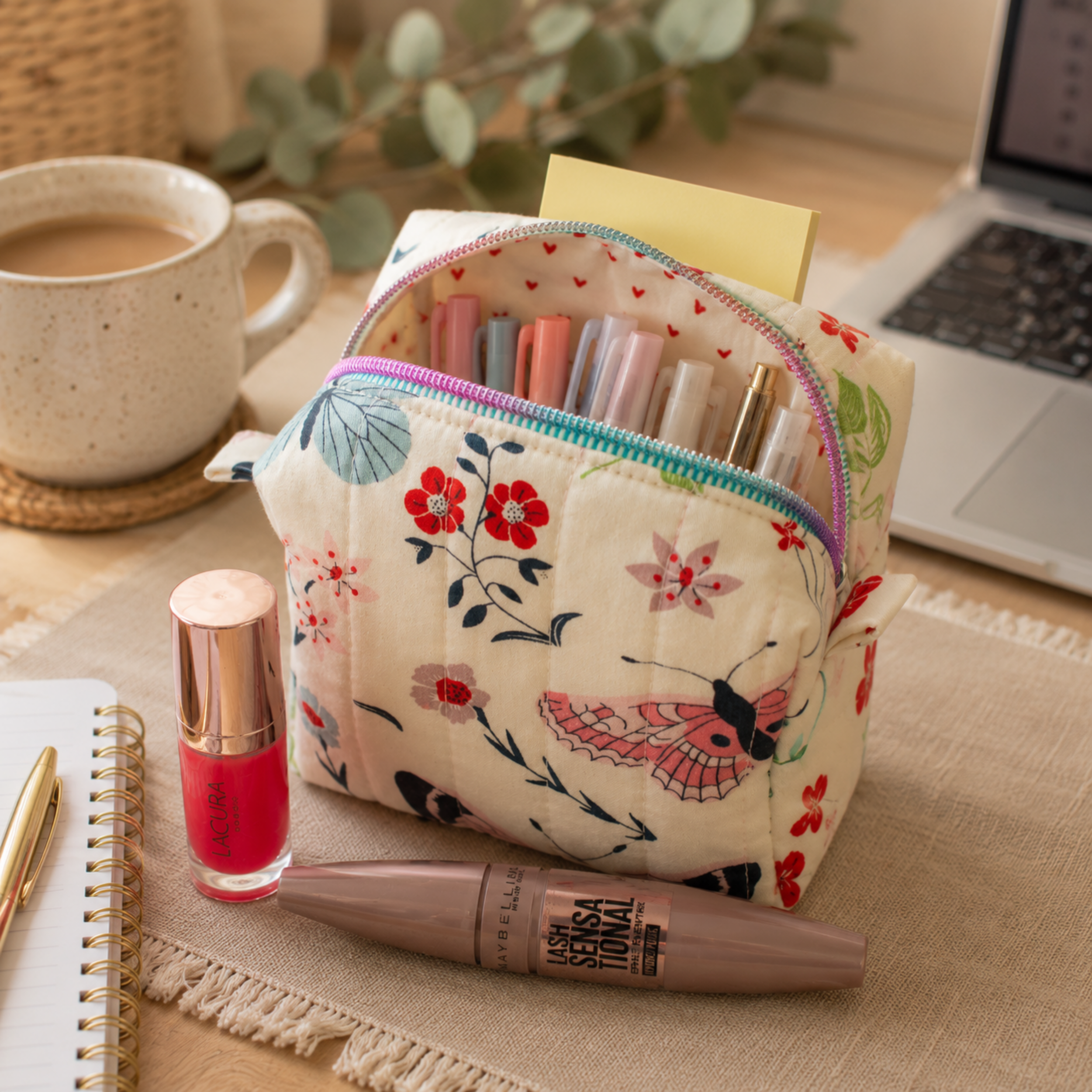 Butterfly Kisses Makeup Bag