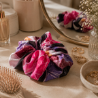 Wild Bloom Scrunchie – Large Handmade Floral Scrunchie