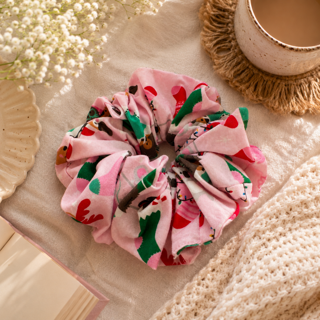 Bear-y Merry Christmas Scrunchie