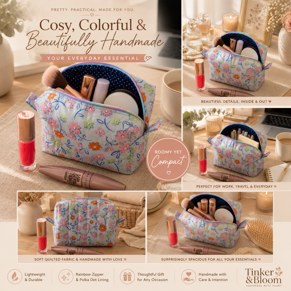 Petal Pop Makeup Bag
