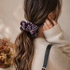 Cosmic Plum Scrunchie