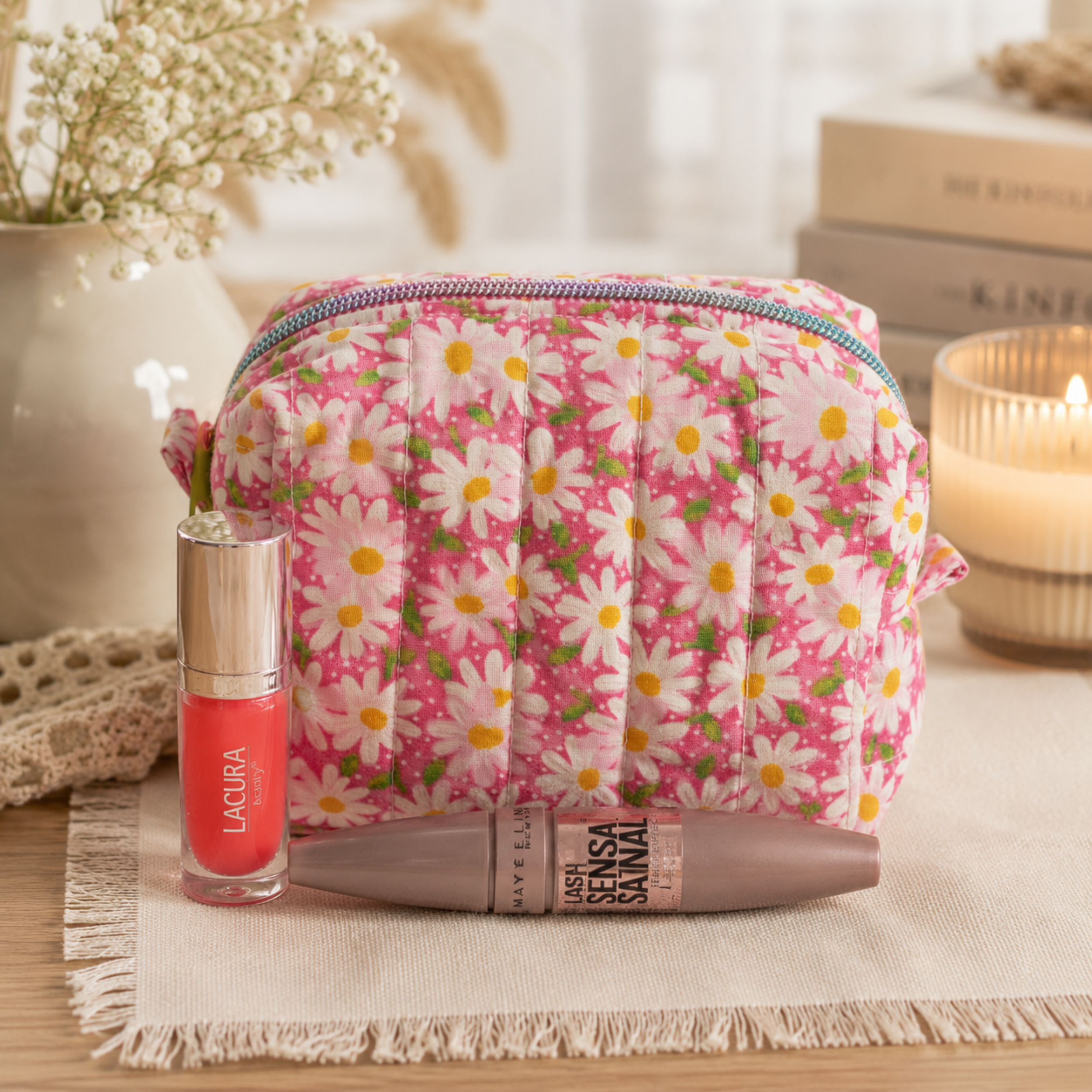 Daisy Pop Makeup Bag