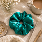 Emerald Luxe Scrunchie