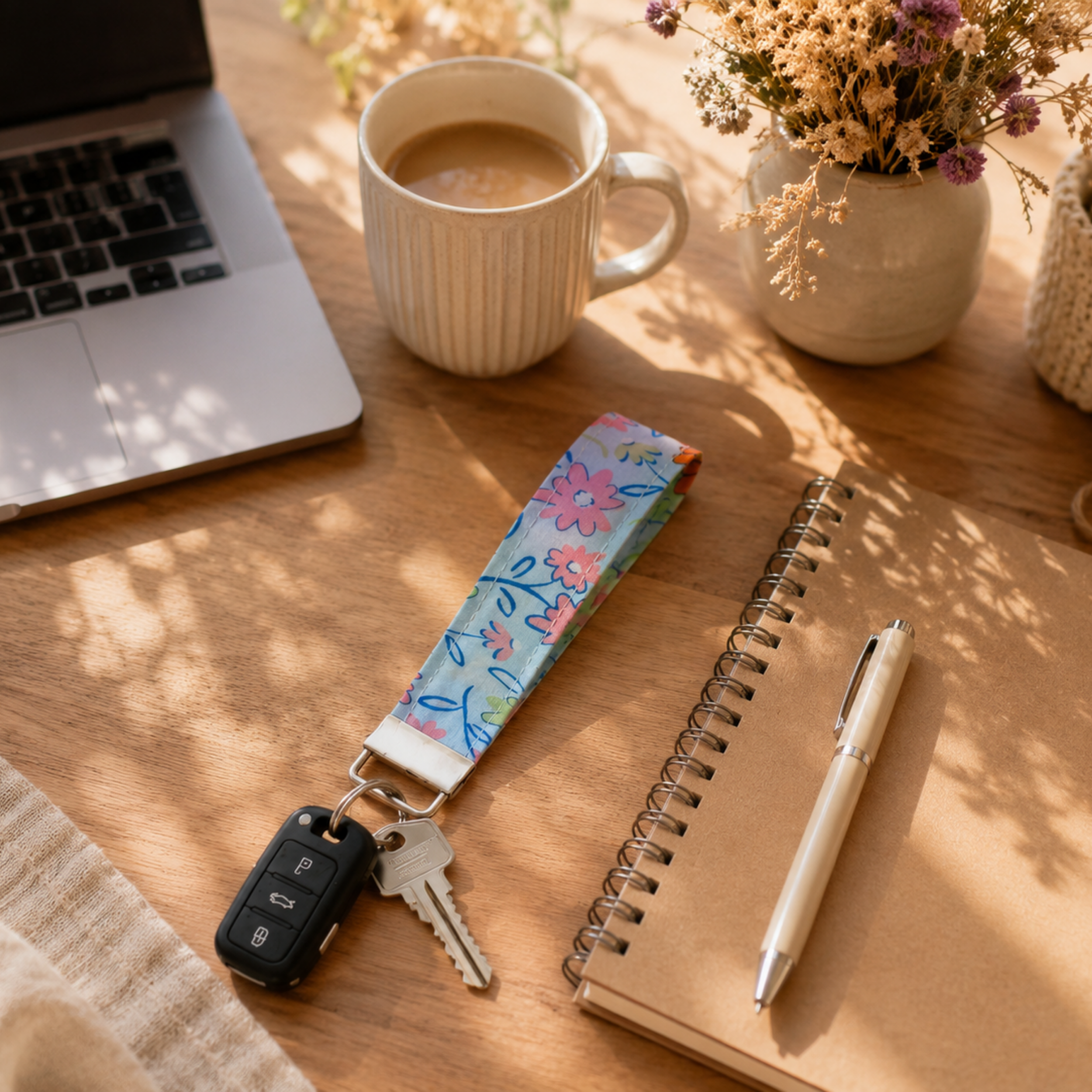 Petal Pop Wristlet Keychain