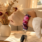 Wild Bloom Wristlet Keychain