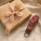 Rose Gold Wristlet Keychain